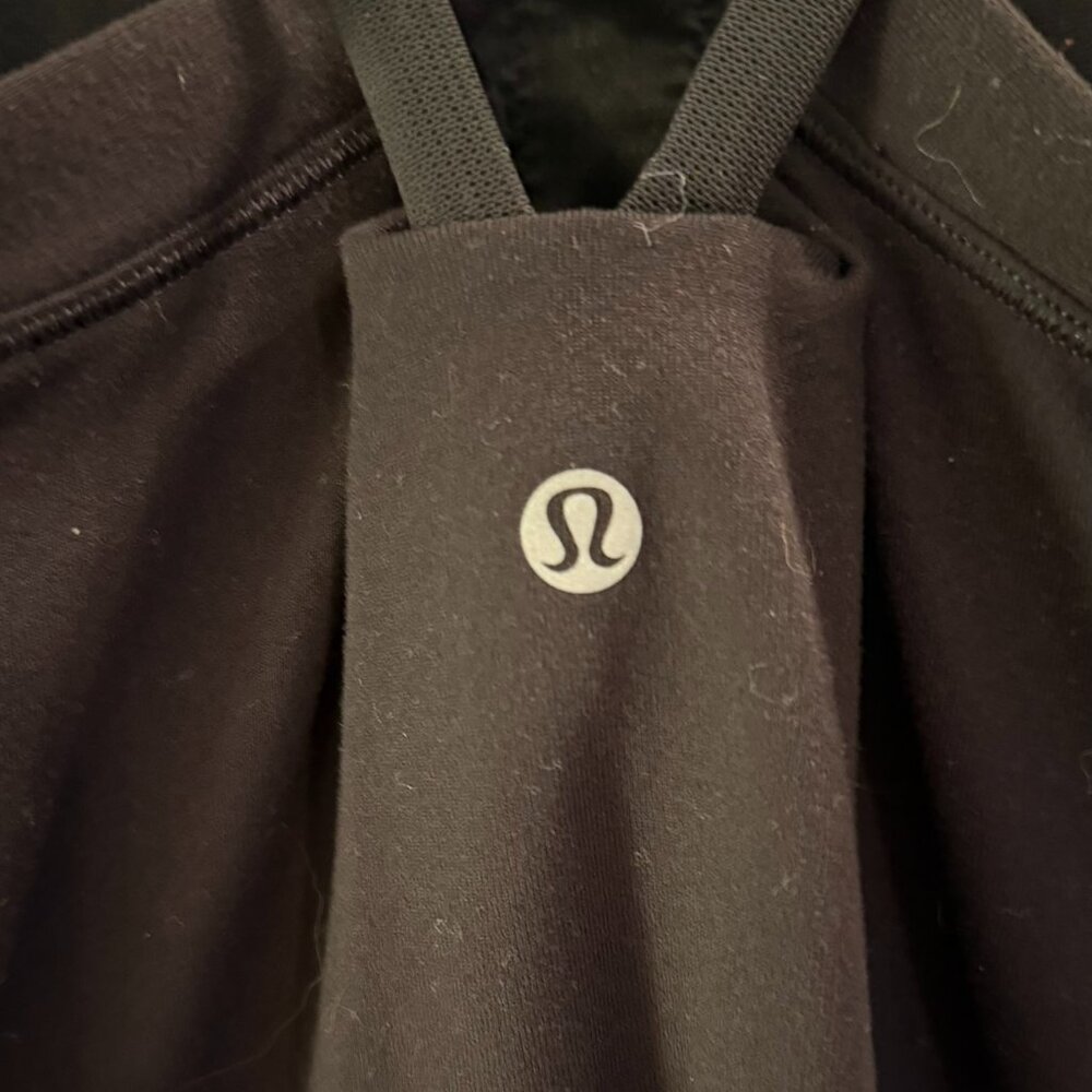 Lululemon Rally Your Heart Black Tank Top Size 8 - Picture 5 of 6